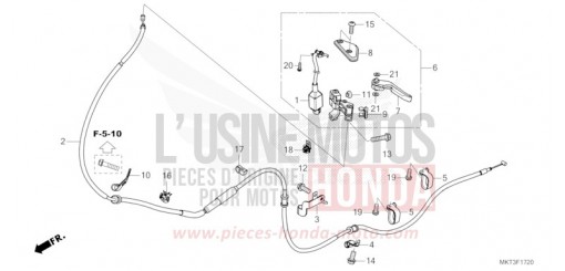 PARKING BRAKE LEVER ADV750R de 2024